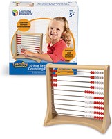 Learning Resources Rechenrahmen Lernspielzeug - 100 Perlen - 10 Reihen