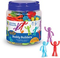 Learning Resources Lernspielzeug Buddy Builders - bunte Baufiguren