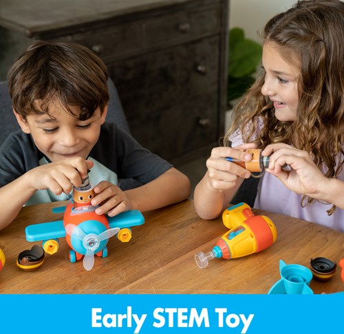 Learning Resources Lernspielzeug Design & Drill Bolt Buddies Flugzeug-2