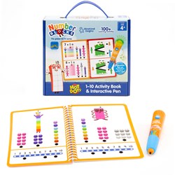 Learning Resources Hot Dots Numberblocks 1-10 Aktivitätsbuch & Interaktiver Stift