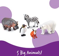 Learning Resources jumbo zoo dieren - educatief speelgoed set-2