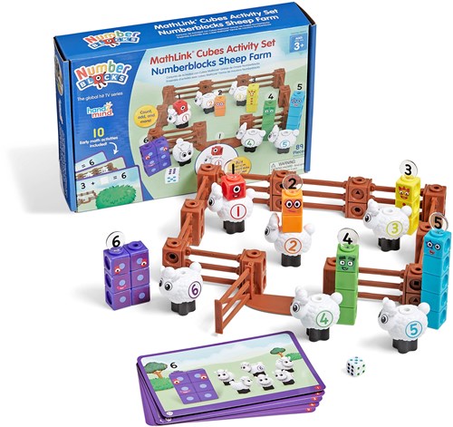 Learning Resources MathLink Cubes Numberblocks Sheep Farm educatief speelgoed
