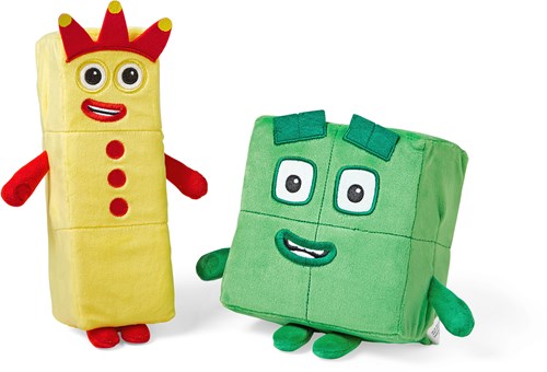 Learning Resources knuffels Numberblocks Three and Four - educatief speelgoed