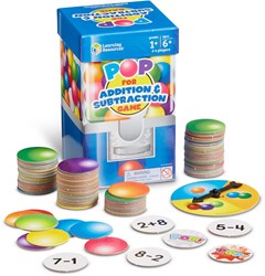 Learning Resources Rechenspiel - Lernspiel Addition und Subtraktion für Kinder