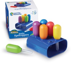 Learning Resources speelgoed - Jumbo pipetten met standaard voor kinderen