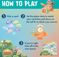 Learning Resources educatief klokspel Time to Fly Clock Game multicolor-2