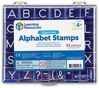 Learning Resources alfabet stempelset hoofdletters en leestekens speelgoed