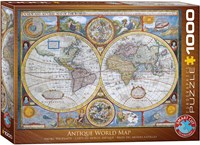 Eurographics puzzel wereldkaart - legpuzzel 1000 stukjes karton-2