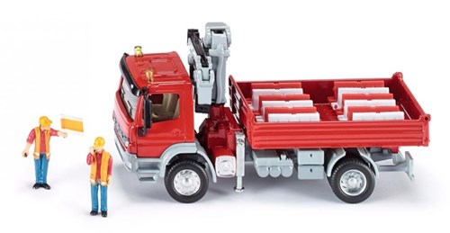 Siku Mercedes-Benz Atego Spielzeug-LKW mit Kran - Maßstab 1:50