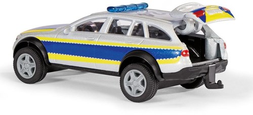 Siku Mercedes-Benz Polizeiauto Spielzeug 1:50 silber-blau-3