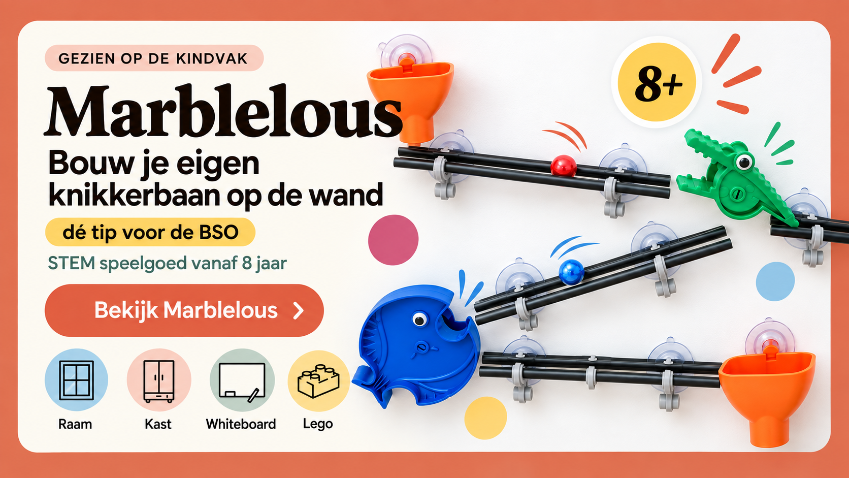 Marblelous knikkerbaan - de tip voor de bso, vanaf 8 jaar