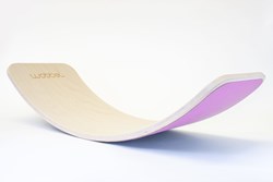 Wobbel Original linnen-whitewash vilt poeder roze