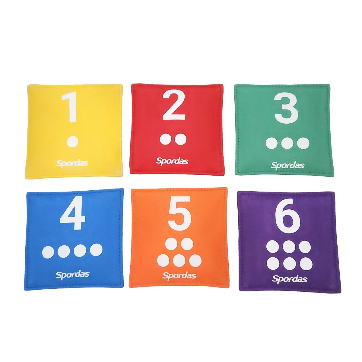 Set of 6 Numbered Bean Bags-2