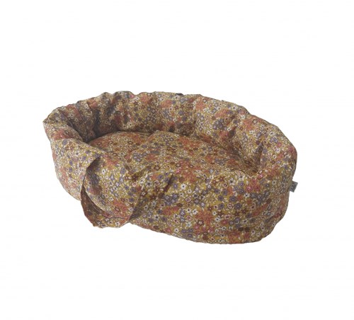 Hollie poppendraagmand little flowers - poppenaccessoire multicolor
