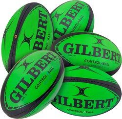 Gilbert rugbybal trainingsset Control-a-ball maat 5 groen zwart