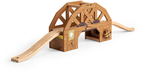 BigJigs Holz Eisenbahn Rickety Bridge - Wildwest Brückenzubehör