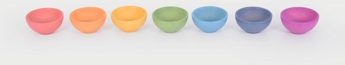 TickiT houten speelgoed kommen regenboog - sensorisch spel