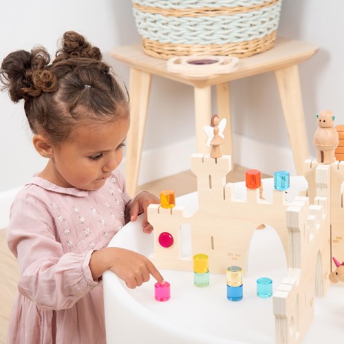 TickiT ronde juwelen speelgoed set - kleurrijke edelstenen voor kinderen-3