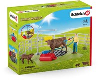 Schleich Farm World Kuh-Waschanlage - Spielset 42529 für Kinder