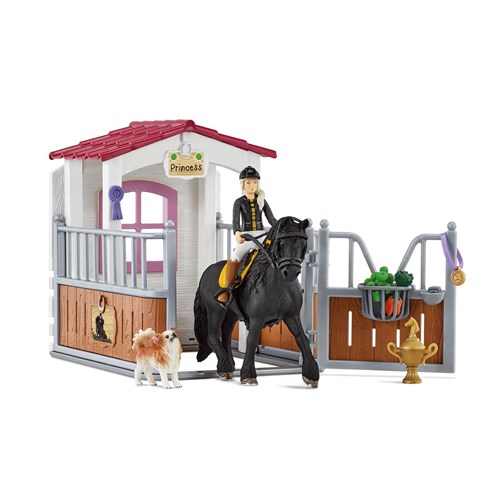 Schleich Horse Club paardenstal met Tori & Princess - speelfiguurset-3