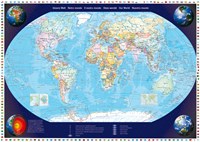 Schmidt legpuzzel wereldkaart - 2000 stukjes - puzzel volwassenen