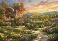 Schmidt puzzel Thomas Kinkade wijngaard 2000 stukjes premium kwaliteit