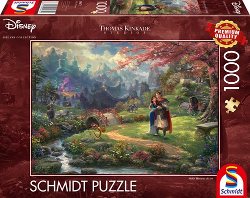 Schmidt legpuzzel Disney Mulan 1000 stukjes Thomas Kinkade-2