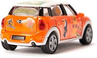 Siku speelgoedauto MINI Countryman Summer met stickerset - oranje-3