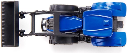 Siku tractor New Holland speelgoed met frontlader blauw zwart 1-87-3