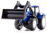 Siku tractor New Holland speelgoed met frontlader blauw zwart 1-87-2