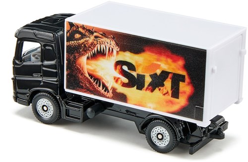 Siku LKW Spielzeug SIXT mit geschlossenem Kasten Drachenmotiv-3