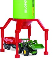 Siku Standsilo Spielzeug Bauernhof 1:32 Kunststoff grün-rot-2