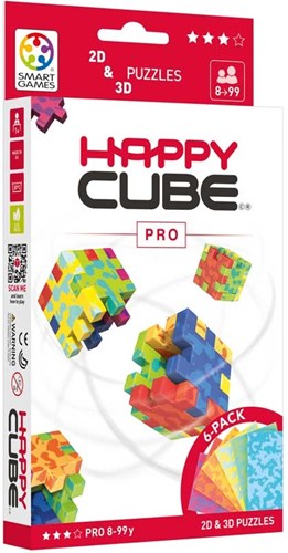 Smart Games 3D Puzzle Happy Cube Pro 6er-Pack bunte Würfel