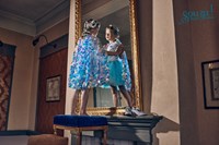 Souza for Kids schoentjes hoge hak Marguerita zilver glitter maat 27-2