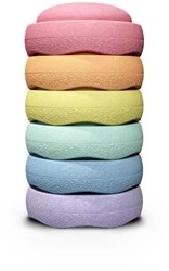 Stapelstein Mini Regenbogen Pastell Spielset - 6 Stück - Original