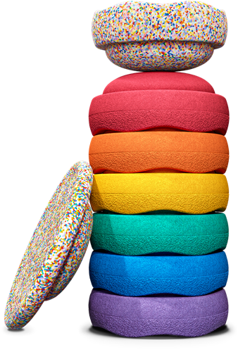 Stapelstein Stapelsteine Regenbogen Set komplett nachhaltiges Spielzeug