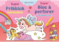 Deltas Einhorn Prickelblock kreatives Bastelbuch für Kinder