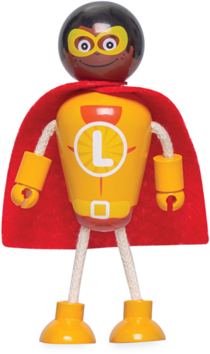 Tidlo Superhelden Speelgoedfiguren Hout - Superhero Actiefiguren Set-3