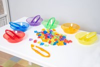 TickiT transparente bunte Fische Lernspielzeug - 120 Stück-2