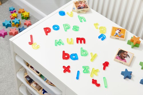 TickiT educatief speelgoed doorschijnende letters kleine letters set-2