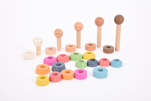 TickiT houten speelgoed Rainbow Community People - educatief spel