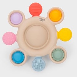 TickiT siliconen bijtring sensorisch speelgoed regenboog baby