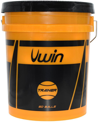 Uwin tennisballen trainer - emmer met 60 ballen voor kinderen en school