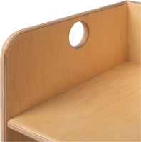 Van Dijk Toys houten kubusstoel / kinderstoel Naturel - 35x35x35 cm vanaf 1 jaar (kinderopvang kwaliteit)-3