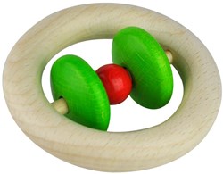 Voggenreiter VOG - Houten ring Roti rood/groen