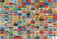 Eurographics Volkswagen Groovy Bus Puzzle - 2000 Teile Vintage