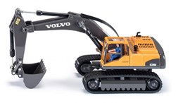 Siku Volvo graafmachine bouwvoertuig 1:50 geel metaal kunststof