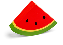 BigJigs speelgoed watermeloen houten fruit voor kinderen