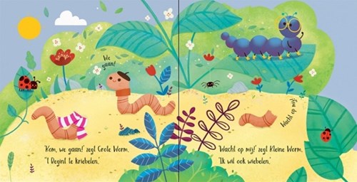 Usborne Bilderbuch Wackelnde Würmer Pappbuch 1+-2