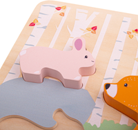 Bigjigs Woodland Chunky Puzzle FSC 100%-3